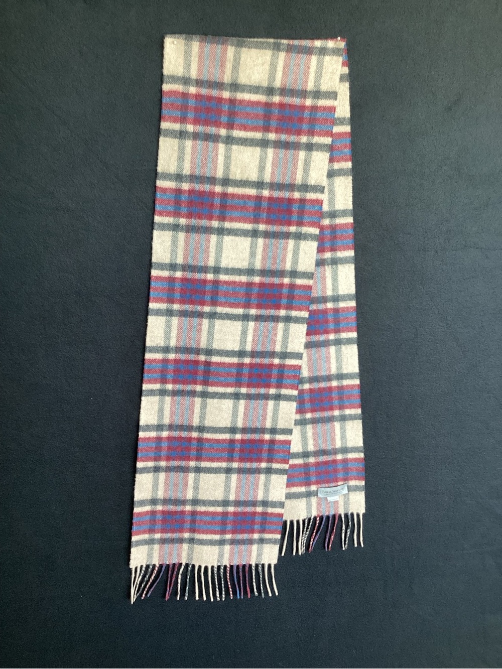 Vintage Royal Speyside Plaid 100% cashmere scarf made in Scotland